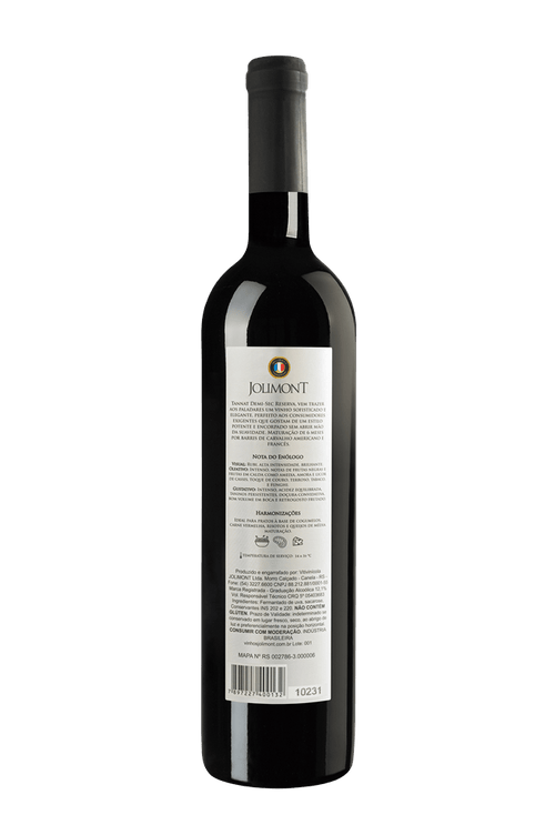 Vinho Tannat Demi-Sec Reserva