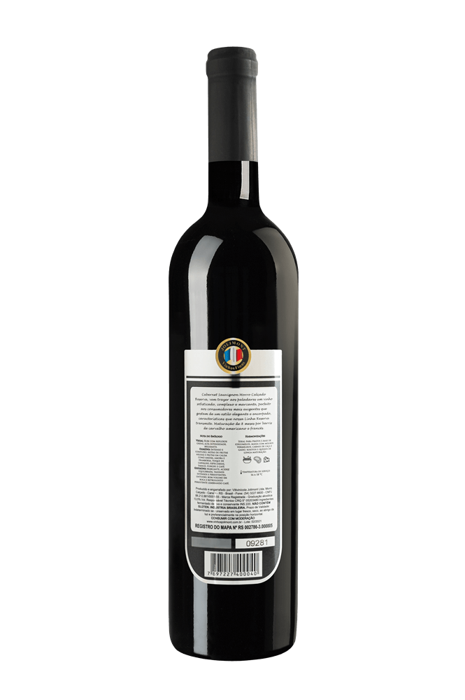 Vinho Tinto Seco Cabernet Sauvignon Morro Calçado